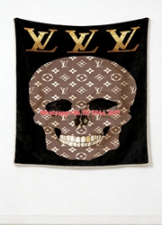 LV Skull Blanket Monogram Skull Throw IMG_3618
